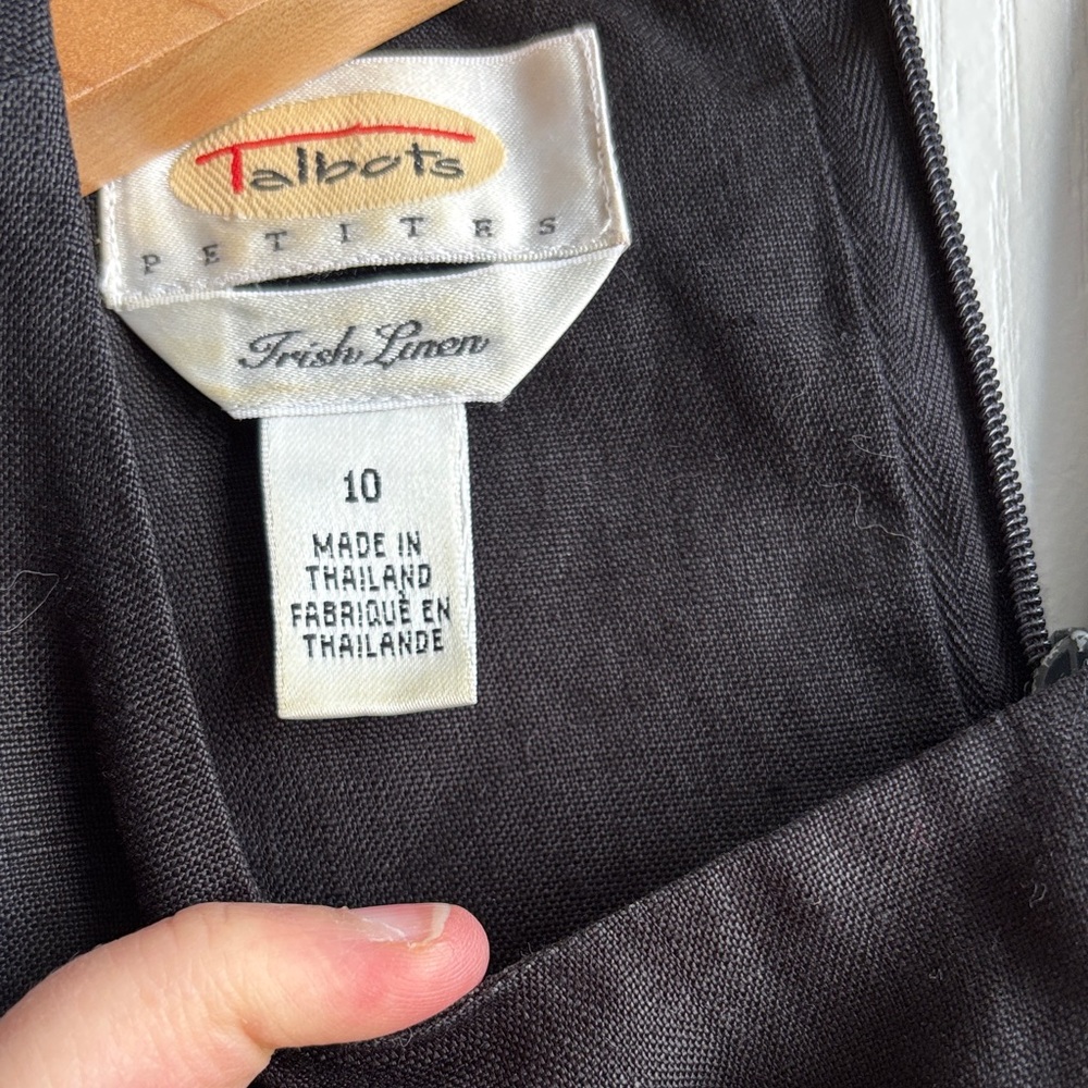 Talbots Linen Sleeveless Dress - Picture 6 of 7
